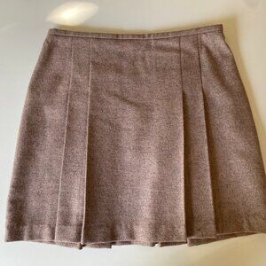 Y2K Vintage ESPRIT Pleated Wool Pink Miniskirt